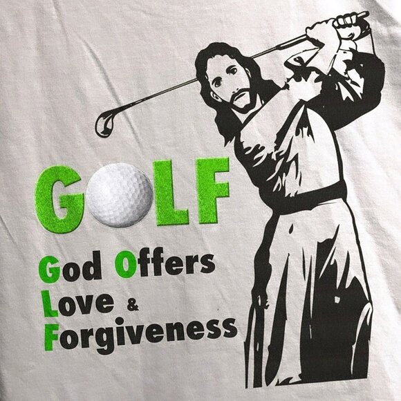 Tops - Golf - God Offers Love Forgiveness T-shirt